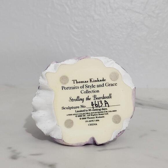 2/$50 Thomas Kinkade Scrolling the Boardwalk Figurine 4613A 2008 Collection - Picture 6 of 9